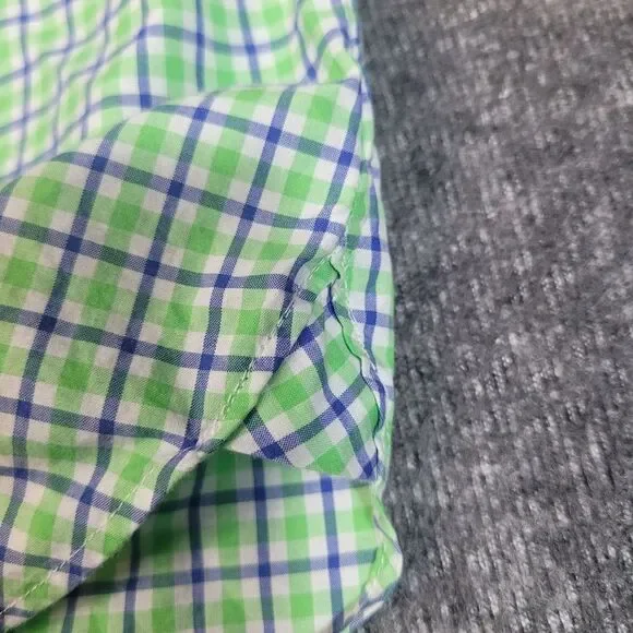 Polo Ralph Lauren Mens Shirt Size M Green Plaid Button Down Long Sleeve Ponyless - Picture 5 of 10
